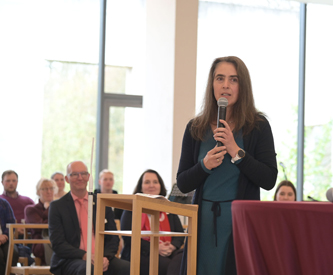 Dr. Andrea Hötger sprach im Festvortrag zum Thema „Land mitgestalten. Zukunft eröffnen und Zuversicht säen.